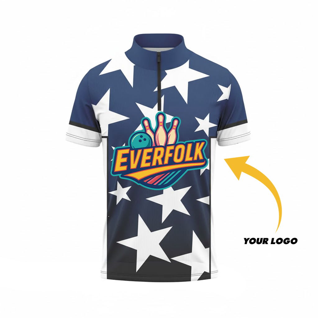 Custom Logo And Name Stars Jersey