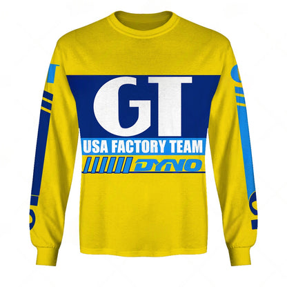 Personalize BMX GT USA Factory Team Vintage Retro Yellow 1985 Jersey