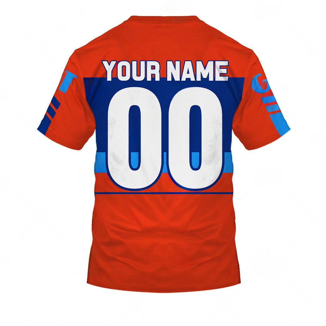 Personalize BMX GT USA Factory Team Vintage Retro Red Jersey