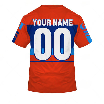 Personalize BMX GT USA Factory Team Vintage Retro Red Jersey