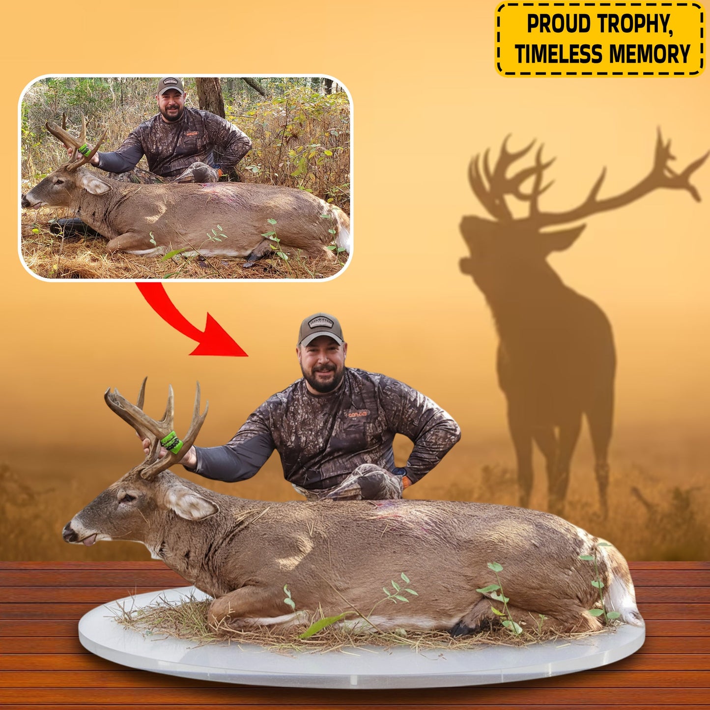 Hunter’s Memory – Personalized Country Acrylic Plaque