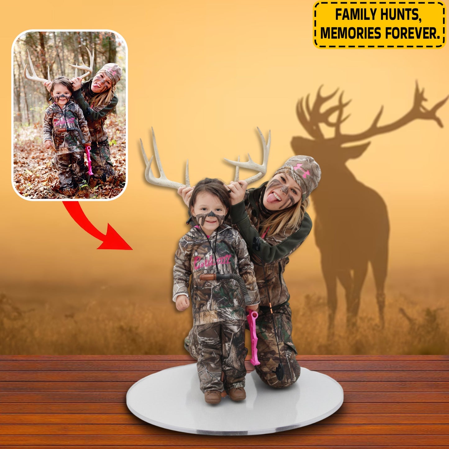 Hunter’s Memory – Personalized Country Acrylic Plaque