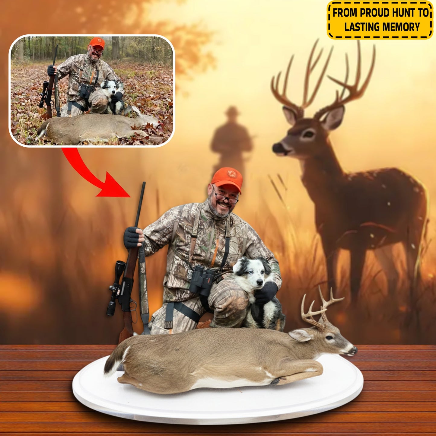 Hunter’s Memory – Personalized Country Acrylic Plaque