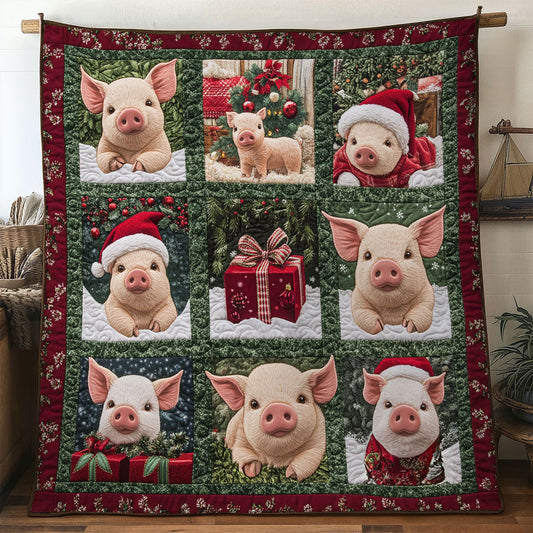 Joyful Pig Quilt