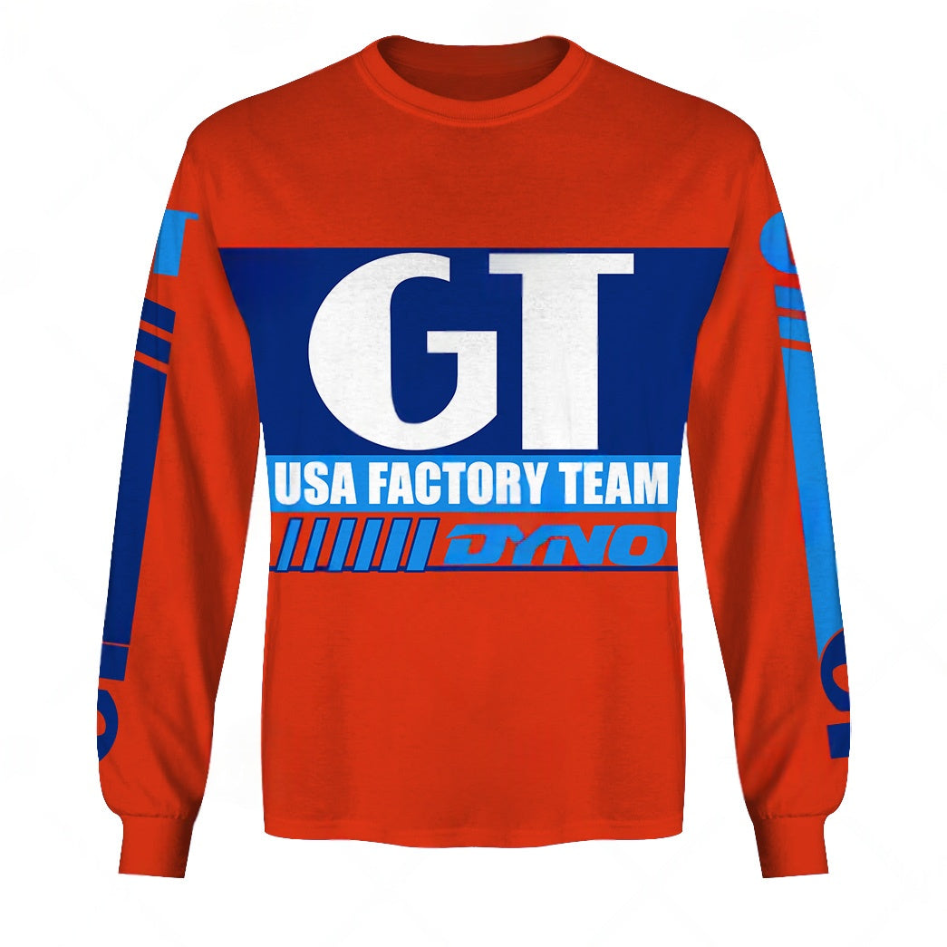Personalize BMX GT USA Factory Team Vintage Retro Red Jersey