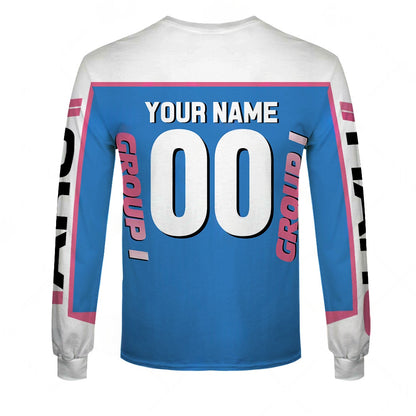 Personalize Haro BMX Racing Old School Classic Vintage Retro Blue Jersey