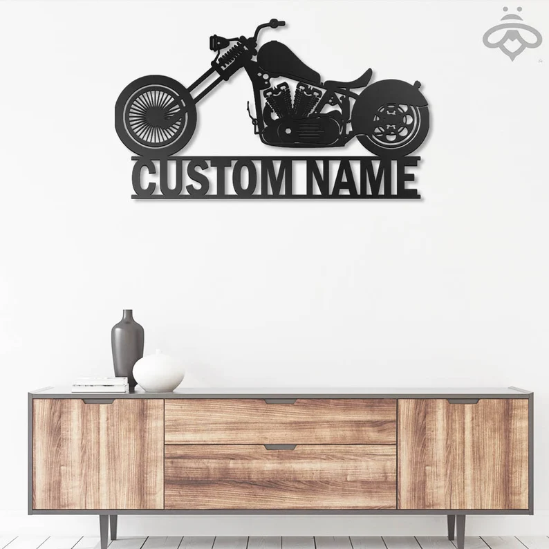 Custom Sportster Choppers Motorcycle Metal Sign-Fathers Day Gift-Personalized Metal Art