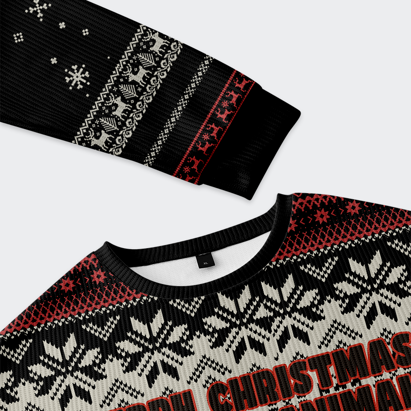 Santa’s Mugshot Christmas Ugly Sweatshirt