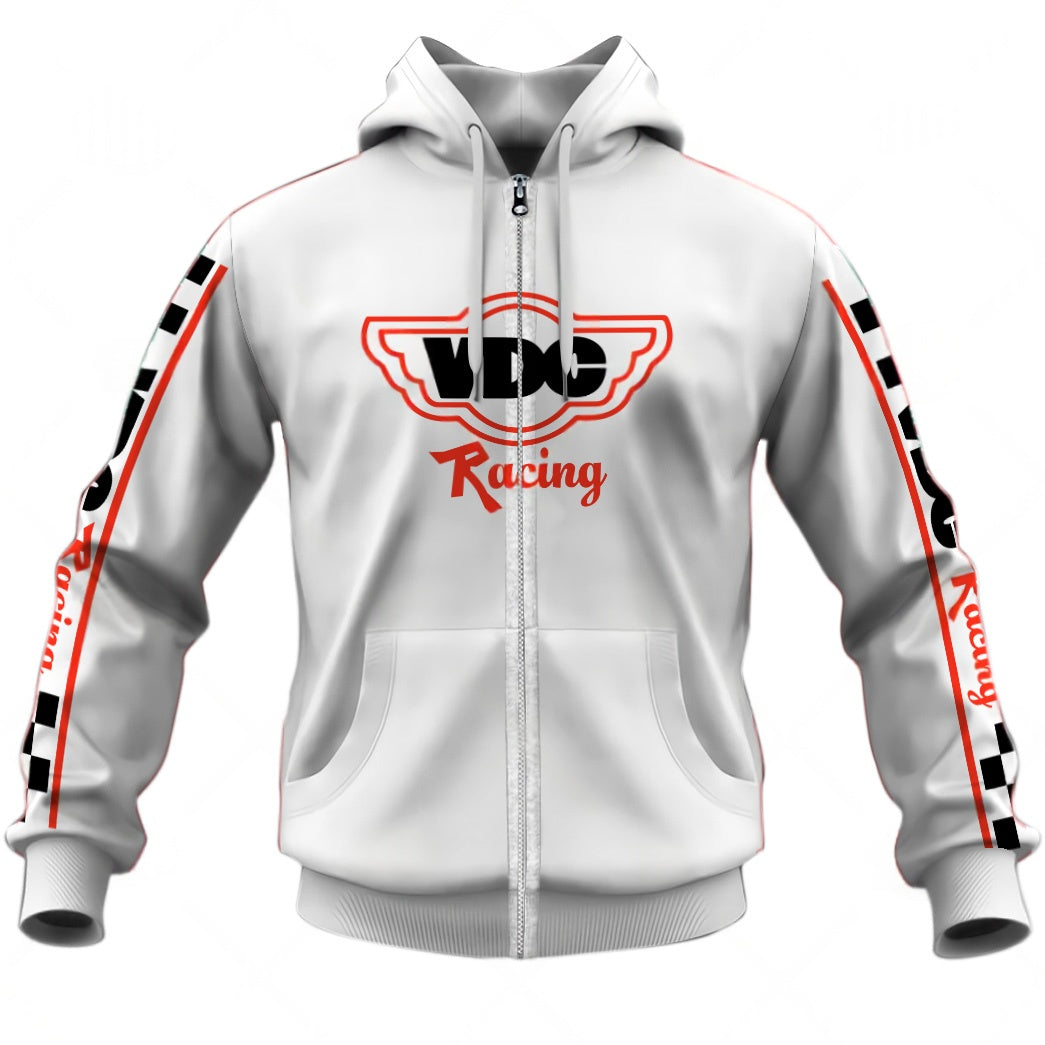 Personalize BMX VDC Racing Team Classic Vintage Retro White Jersey
