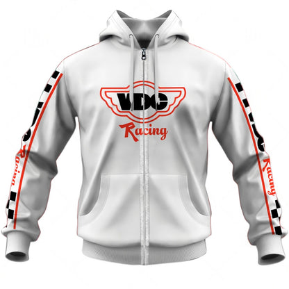 Personalize BMX VDC Racing Team Classic Vintage Retro White Jersey