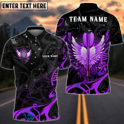Darts Arrow With Beautiful Wing Personalized Name Shirt