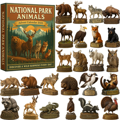🌲Christmas Gift--National Park Animals Advent Calendar 2025