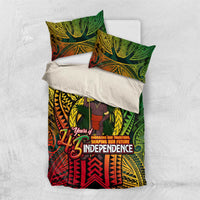 Vanuatu 45th Independence Anniversary Bedding Set Embracing Our Traditions Shaping Our Future
