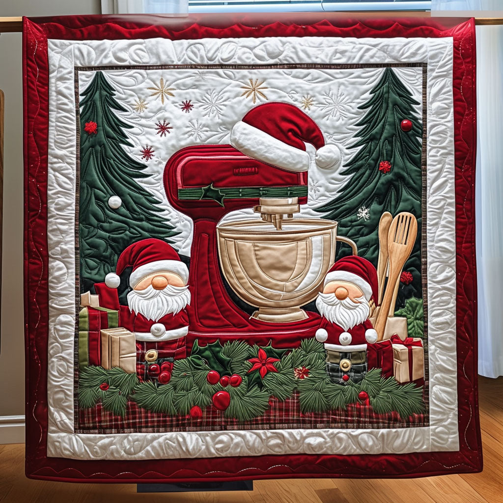 Little Gnomes' Make and Bake Day Quilt