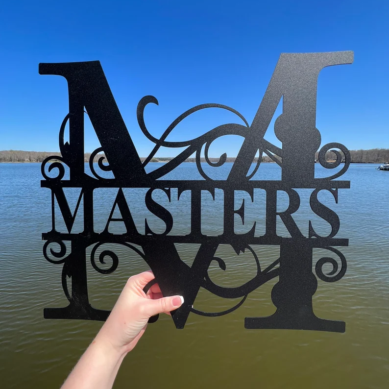 💕Personalized metal letter art 💕Customize the name you want🎁