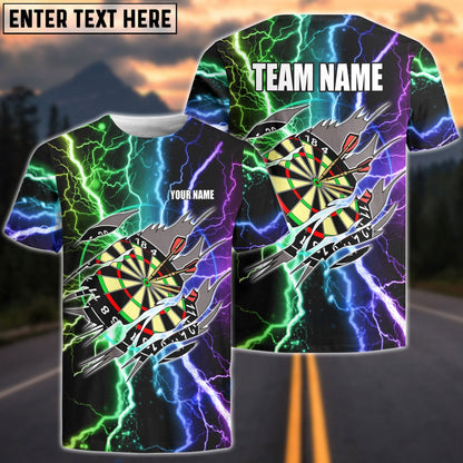 Darts Lightning Personalized Name Shirt