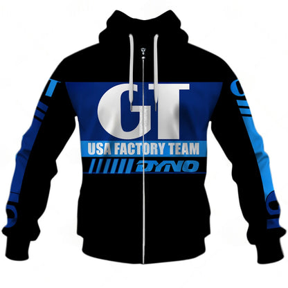 Personalize BMX GT USA Factory Team Vintage Retro Black Jacket