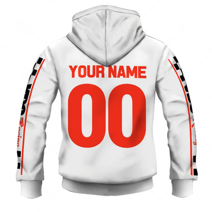 Personalize BMX VDC Racing Team Classic Vintage Retro White Jersey