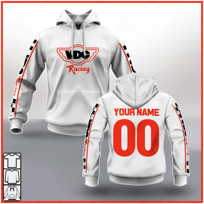 Personalize BMX VDC Racing Team Classic Vintage Retro White Jersey