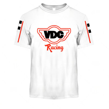 Personalize BMX VDC Racing Team Classic Vintage Retro White Jersey