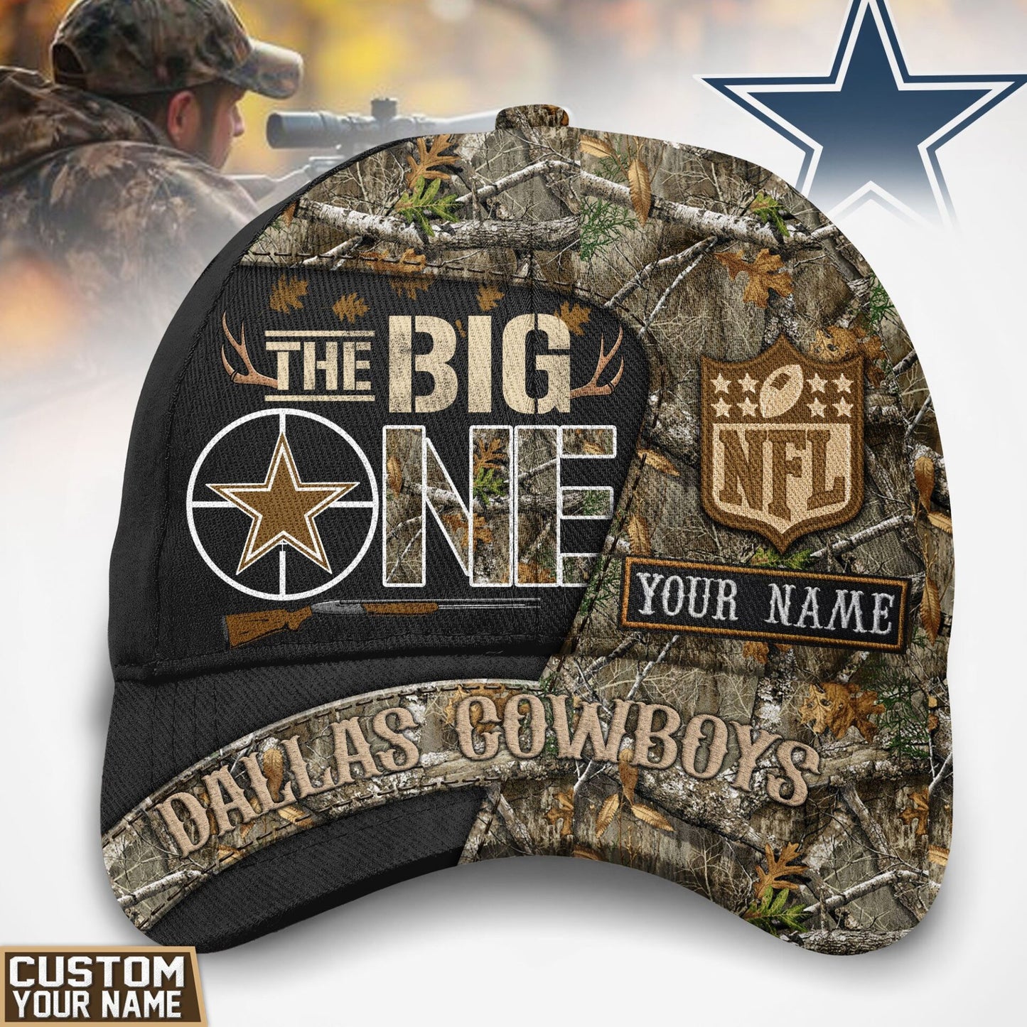 Dallas Cowboys | Premium NFL The Big One Hunting Classic Cap