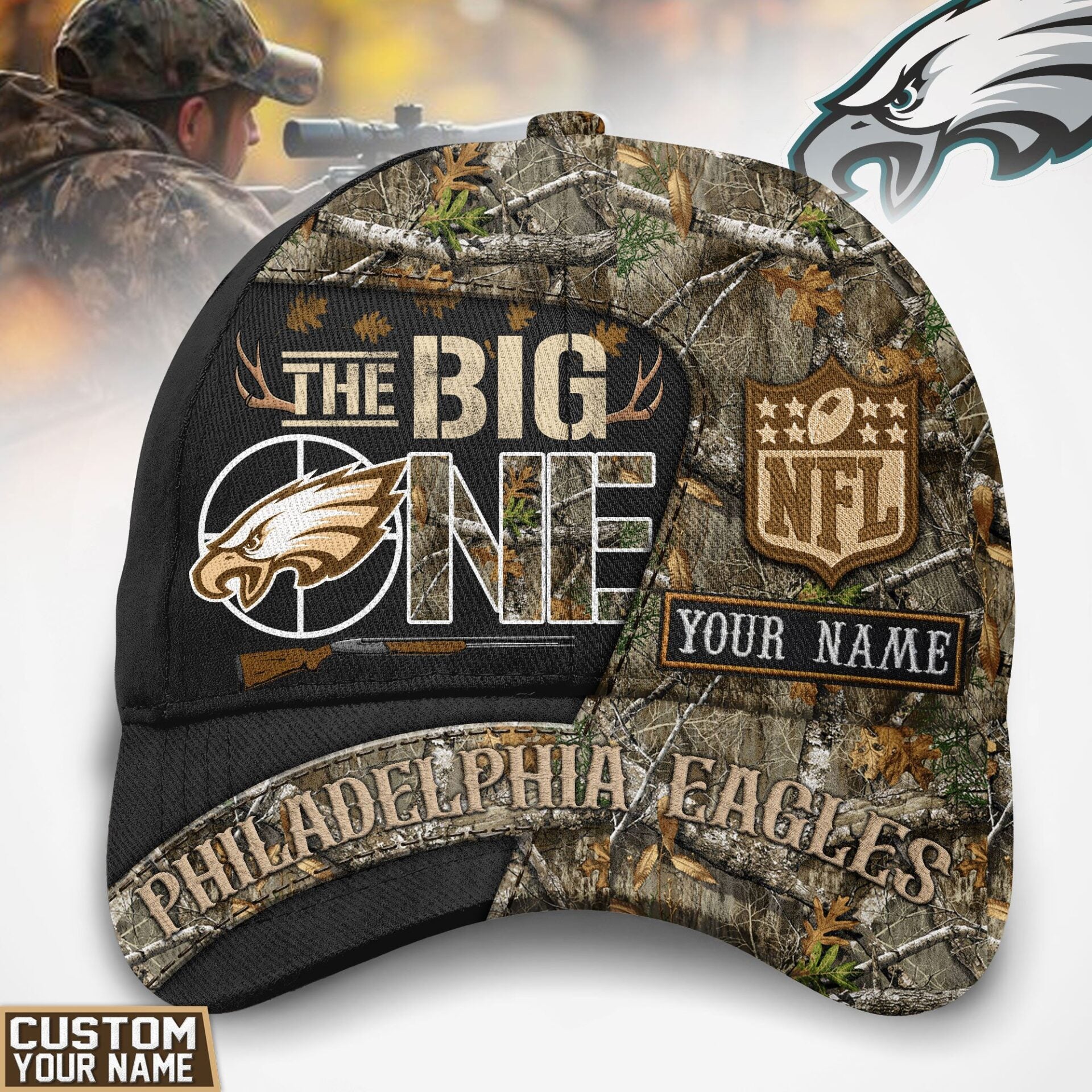 Philadelphia Eagles | Premium NFL The Big One Hunting Classic Cap