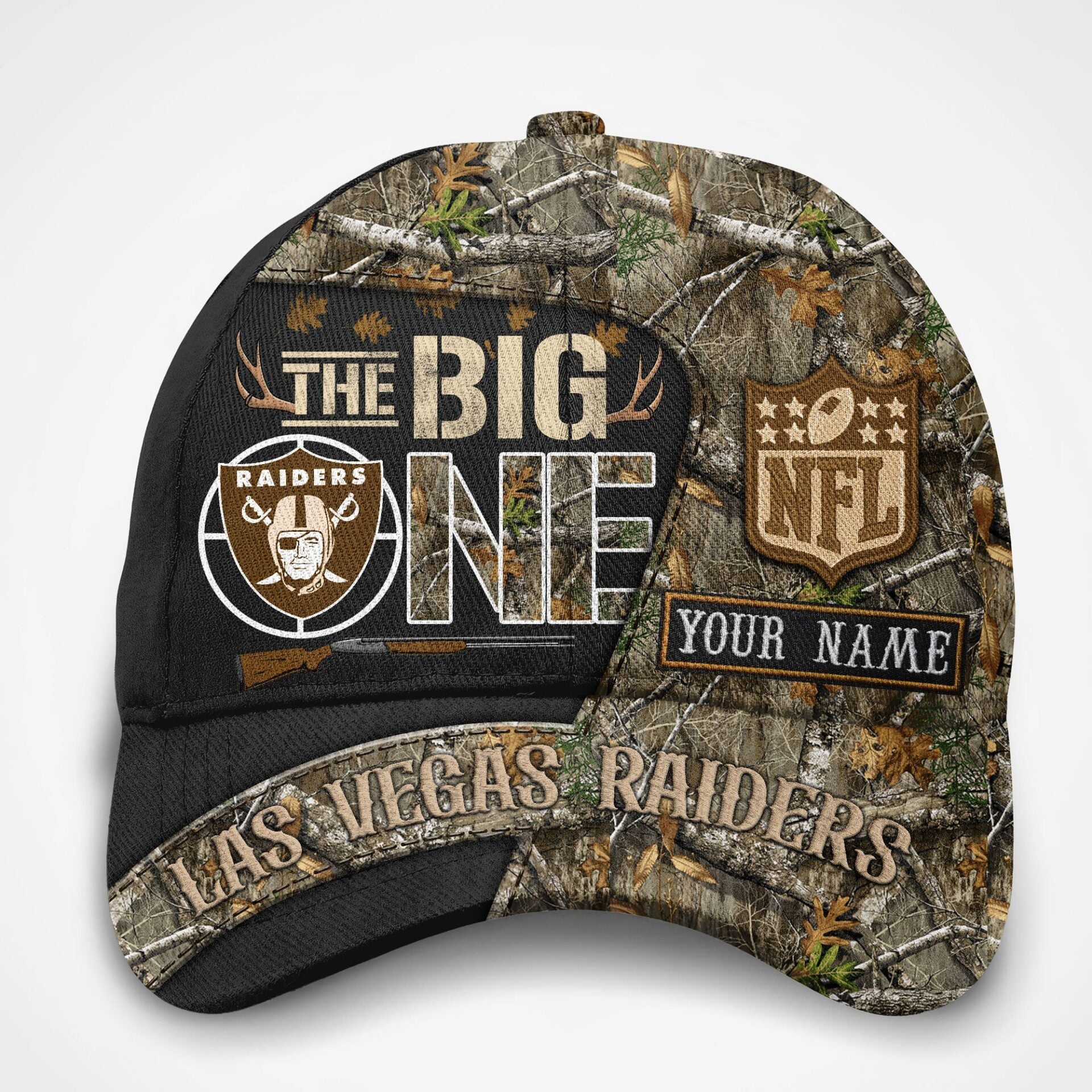 Las Vegas Raiders | Premium NFL The Big One Hunting Classic Cap