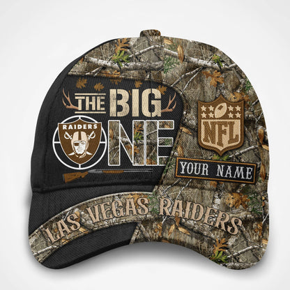 Las Vegas Raiders | Premium NFL The Big One Hunting Classic Cap
