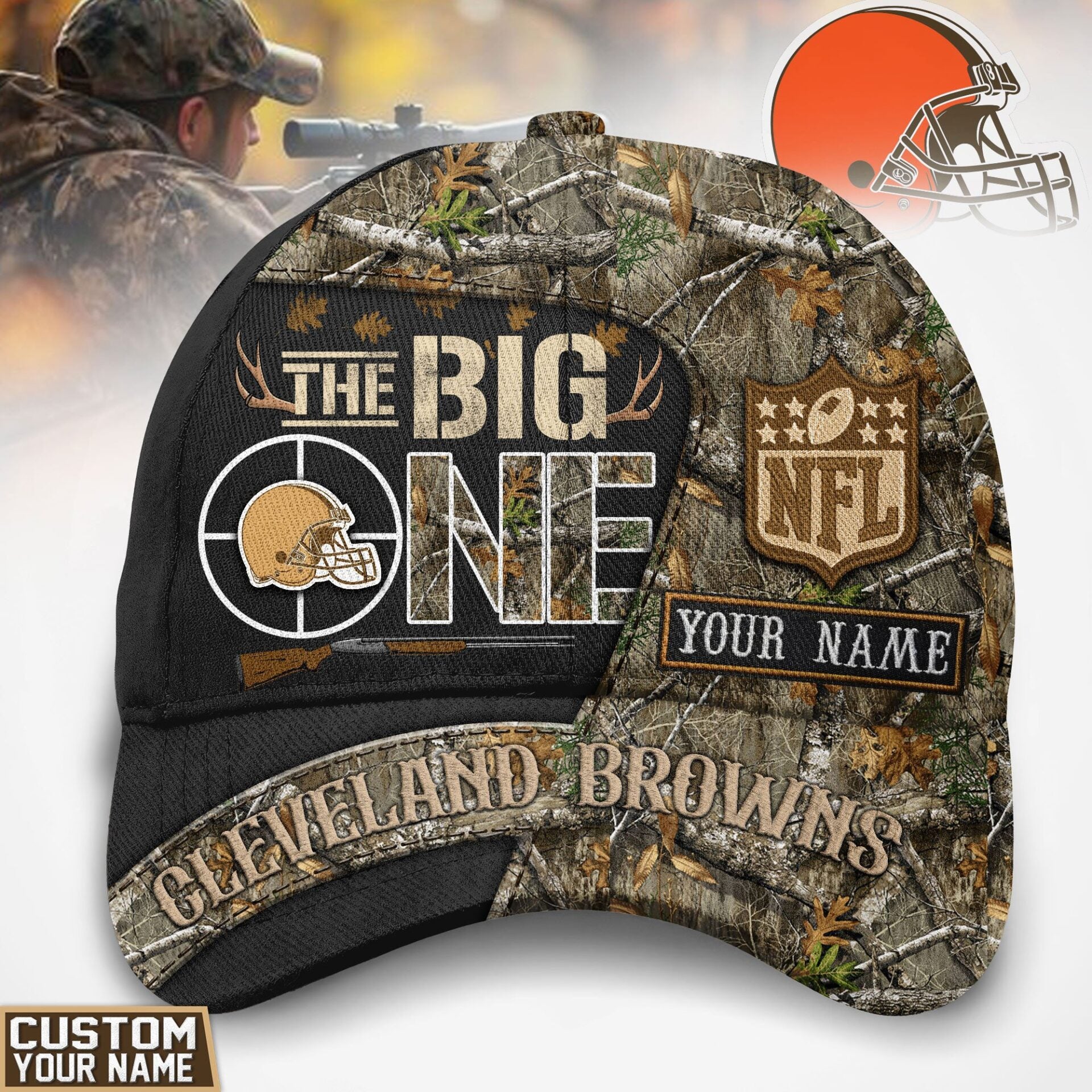 Cleveland Browns | Premium NFL The Big One Hunting Classic Cap