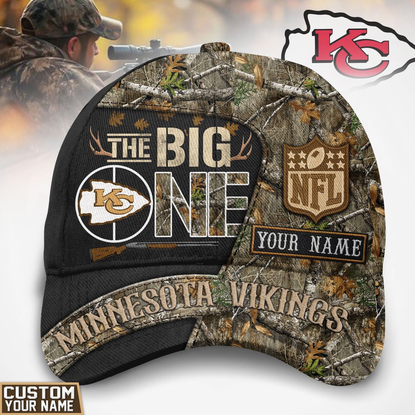 Kansas City Chiefs | Premium NFL The Big One Hunting Classic Cap