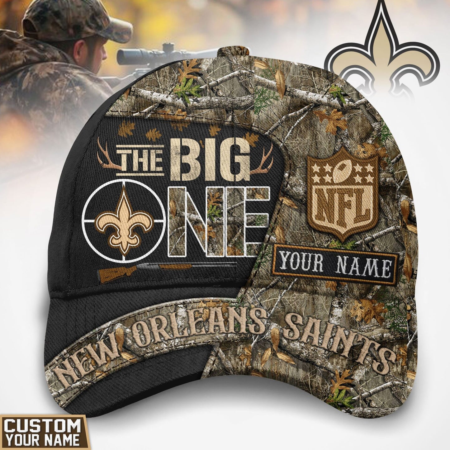 New Orleans Saints | Premium NFL The Big One Hunting Classic Cap