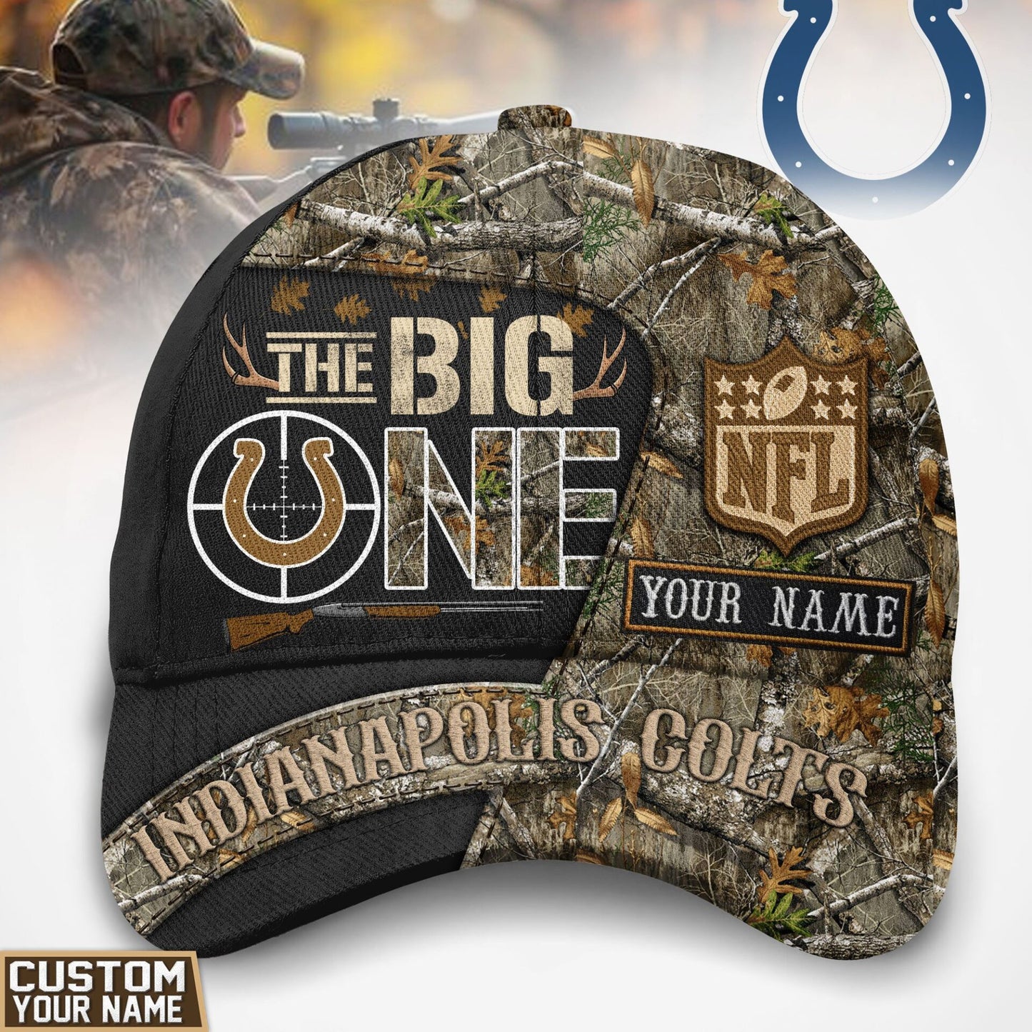 Indianapolis Colts | Premium NFL The Big One Hunting Classic Cap
