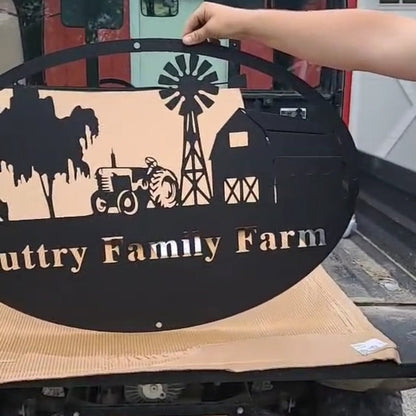 Custom Farm Sign