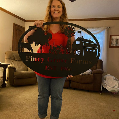 Custom Farm Sign