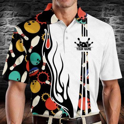 Personalized Bowling Polo Shirt: Custom Team Name