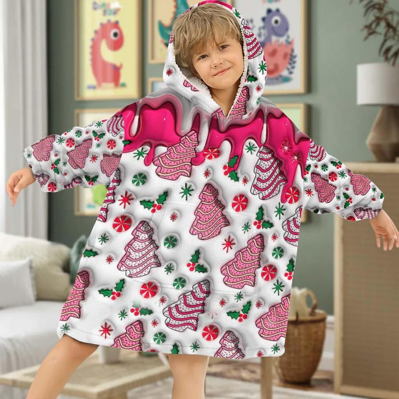 Christmas Snack Blanket Hoodie