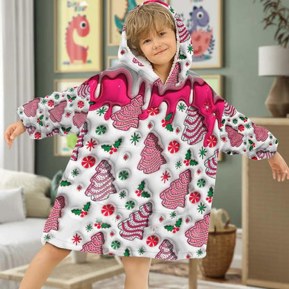 Christmas Snack Blanket Hoodie