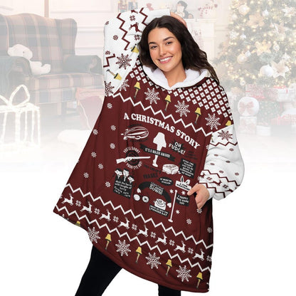 A Christmas Story Hoodie Blanket