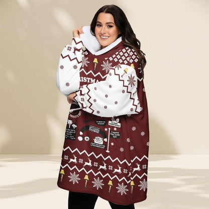 A Christmas Story Hoodie Blanket