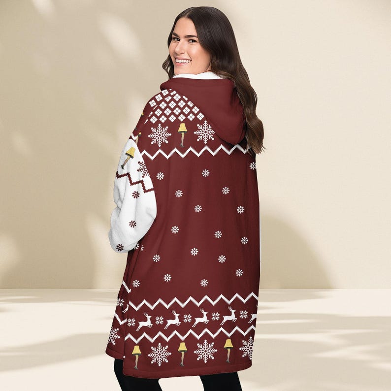 A Christmas Story Hoodie Blanket