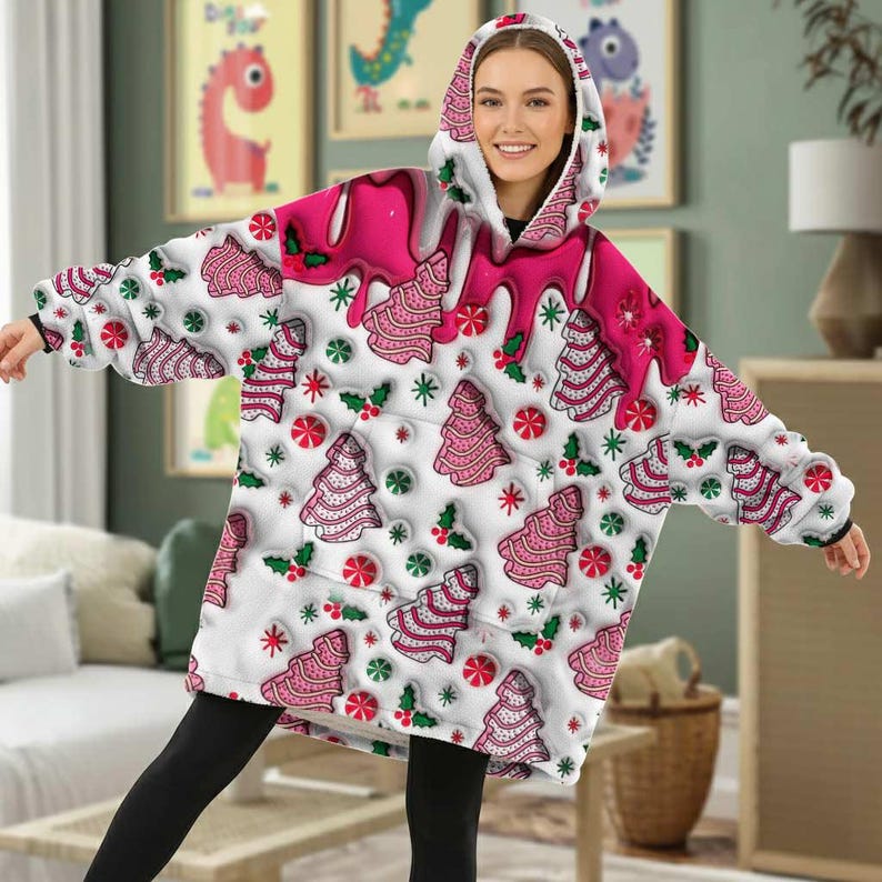 Christmas Snack Blanket Hoodie