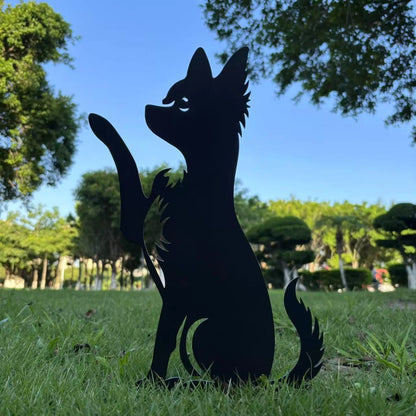 Chihuahua Metal Garden Stakes, Dog Memorial, Garden Gift