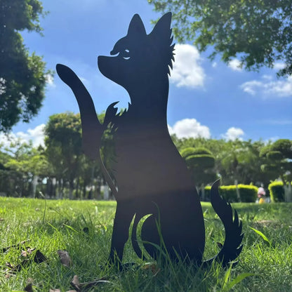 Chihuahua Metal Garden Stakes, Dog Memorial, Garden Gift