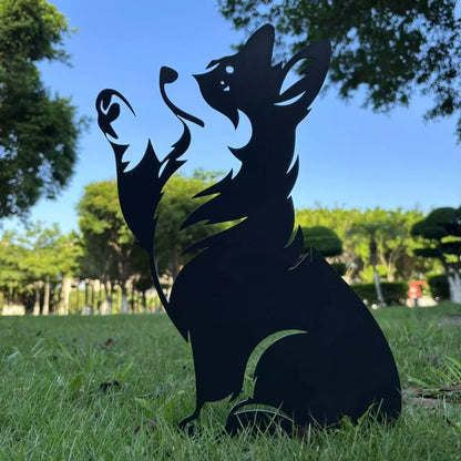 Corgi High Five, Corgi Metal Garden Stake