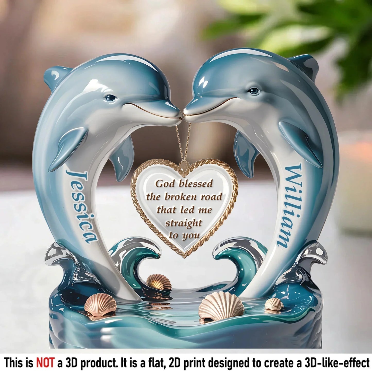 Couple Personalized Custom Acrylic - Personalized Shape Acrylic Plaque