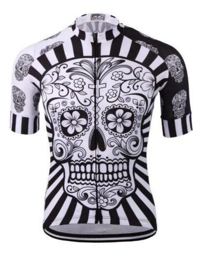 Black Skull Cycling Jersey