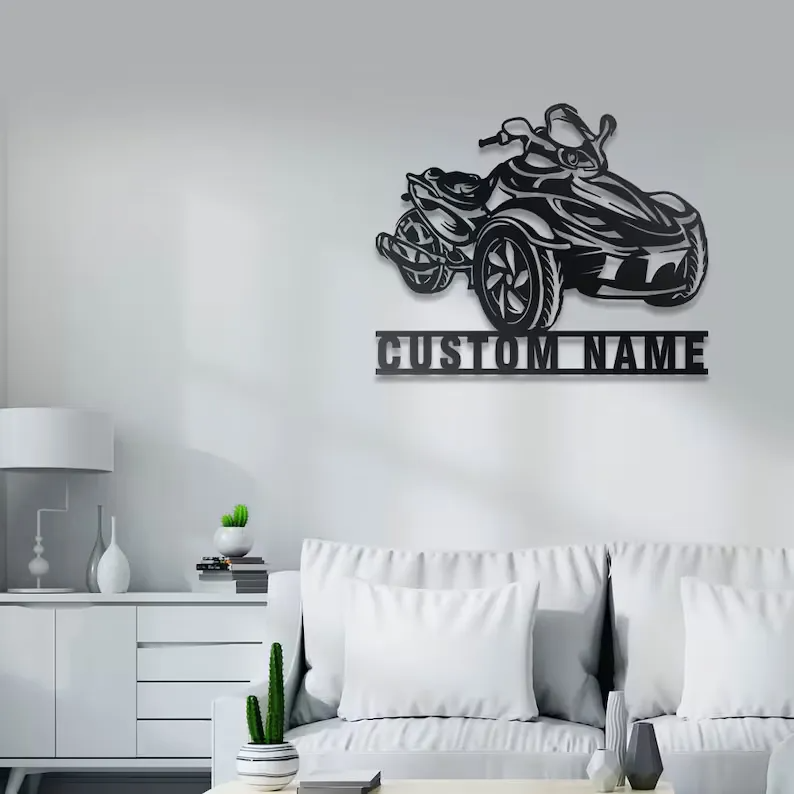 Family Name Sign - Motorcycle Metal Sign