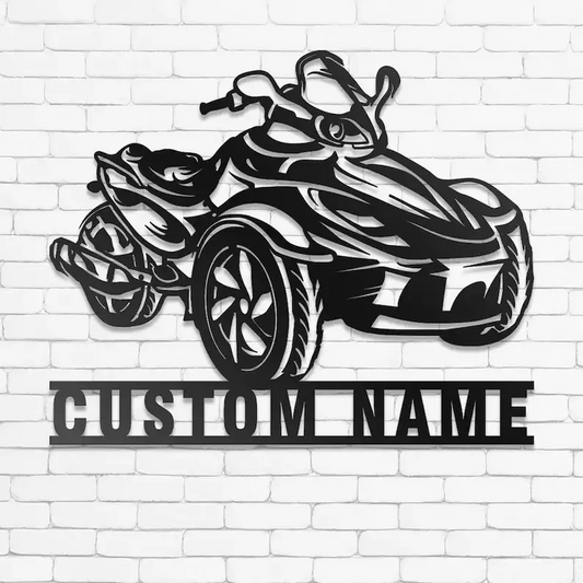 Family Name Sign - Motorcycle Metal Sign