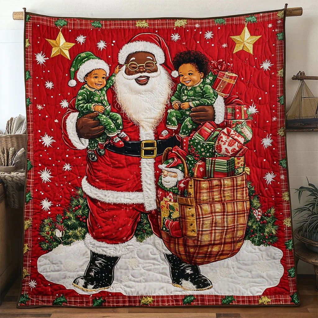 Gentle Black Santa Claus Smile
