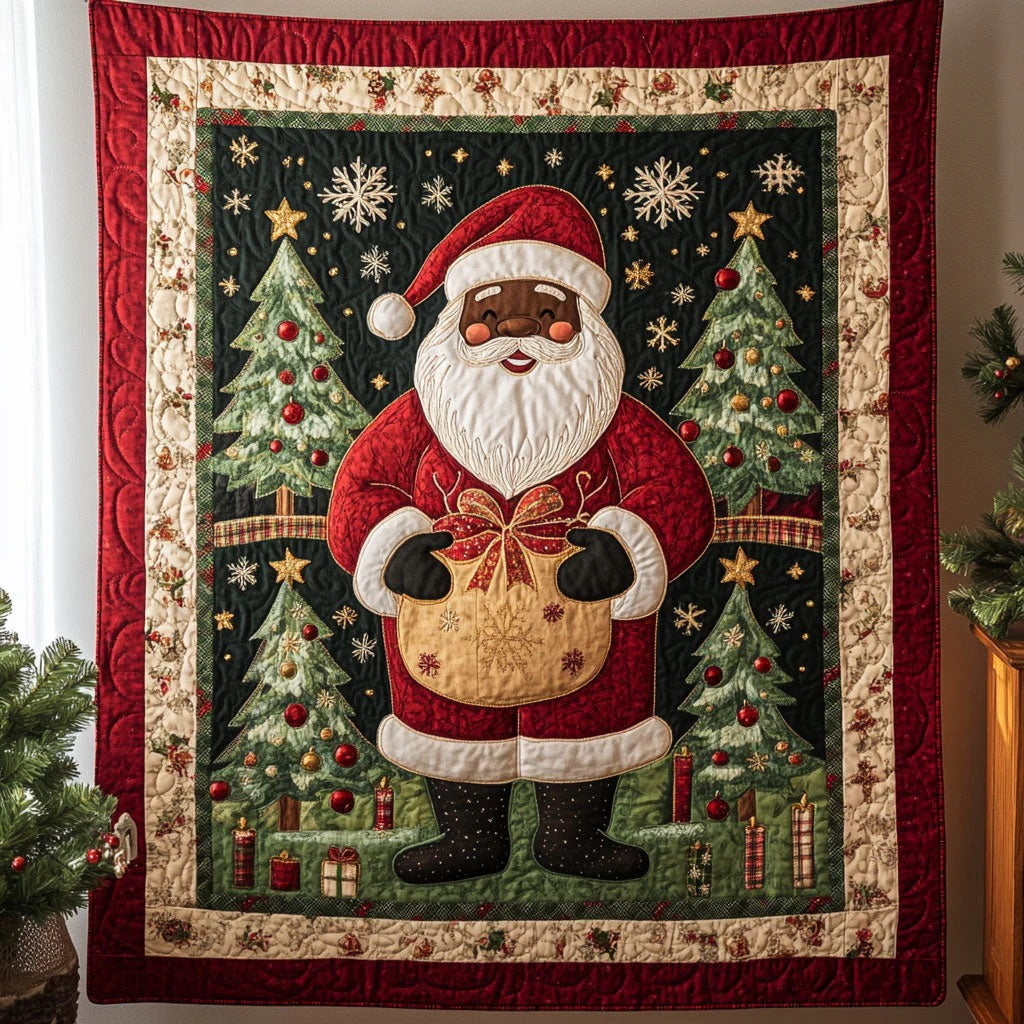 Radiant Black Santa Claus Dreamland
